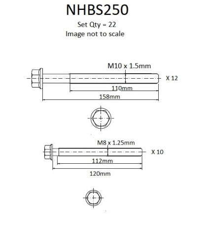 Head Bolt Kit Suit Ford Ranger P5AT
